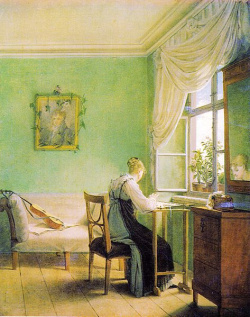 Erste Fassung 1812. Dargestellt ist Louise Seidler.