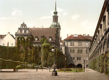 Dresdner Residenzschloss zwischen 1890 und 1895