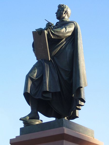 Denkmal Schinkel in Berlin - Foto: Christopf Werner